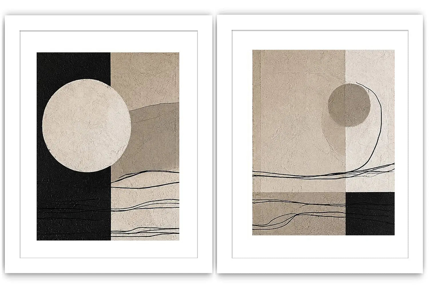 Quiet Orbit 2 Piece Art Set
