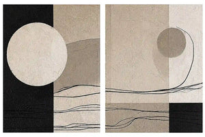 Quiet Orbit 2 Piece Art Set