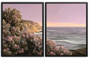 Blush Coastline 2 Piece Art Set