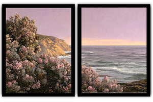 Blush Coastline 2 Piece Art Set