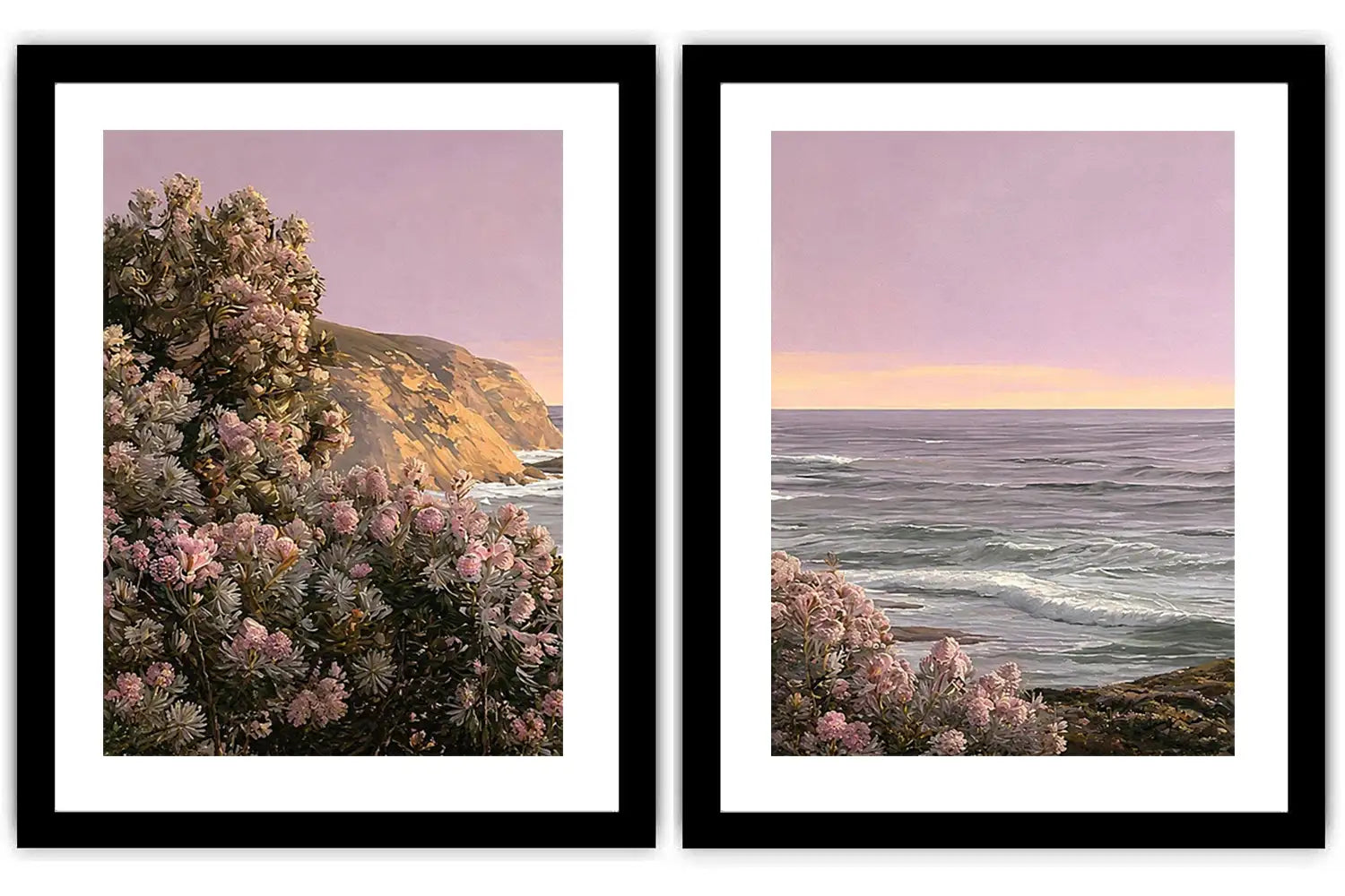 Blush Coastline 2 Piece Art Set
