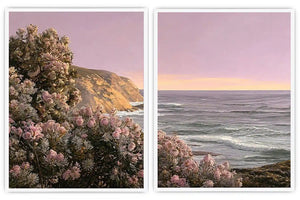 Blush Coastline 2 Piece Art Set