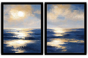 Sunlit Tide 2 Piece Art Set