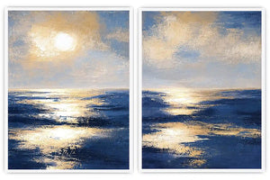 Sunlit Tide 2 Piece Art Set