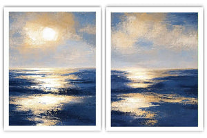 Sunlit Tide 2 Piece Art Set