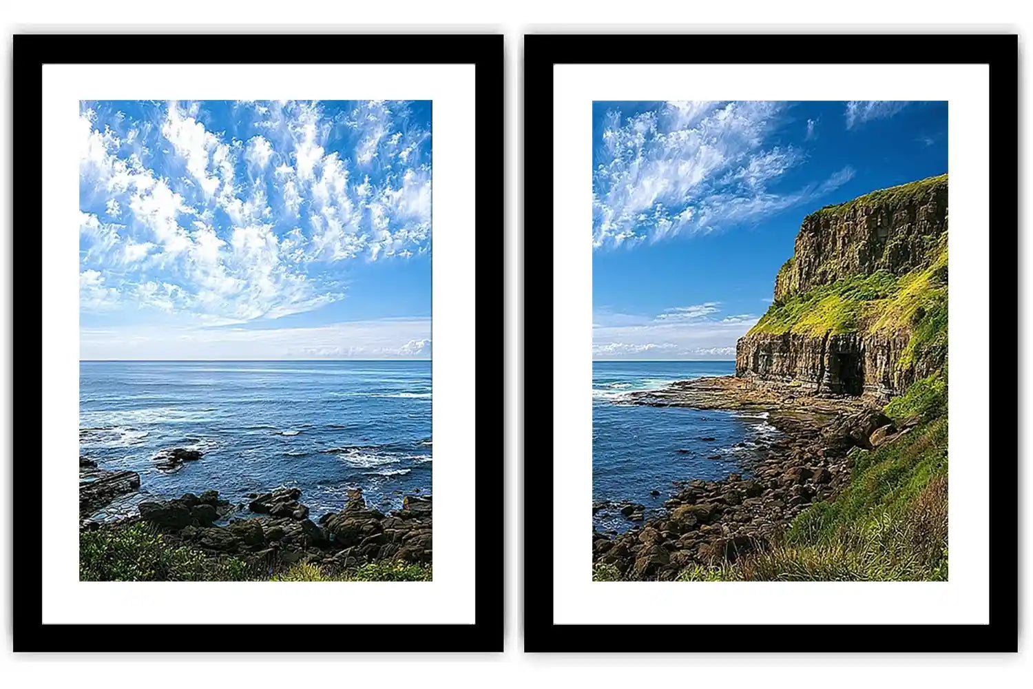 Emerald Cliff View 2 Piece Art Set
