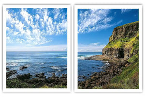 Emerald Cliff View 2 Piece Art Set