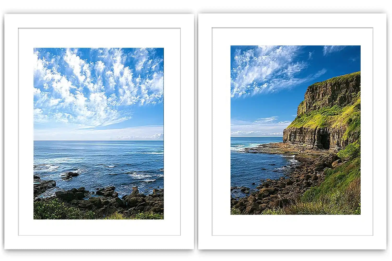 Emerald Cliff View 2 Piece Art Set