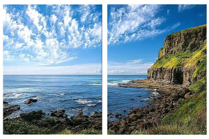 Emerald Cliff View 2 Piece Art Set