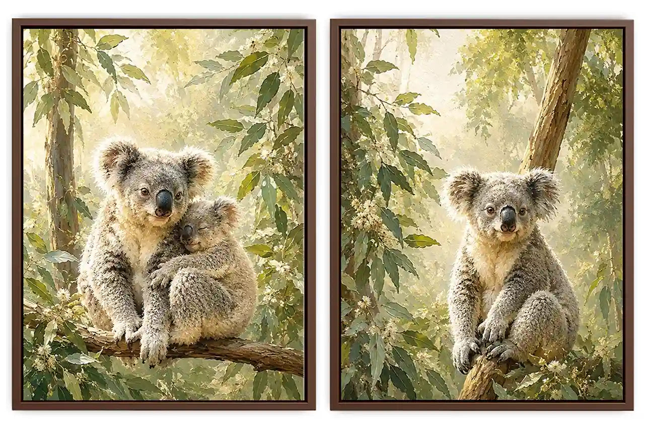 Eucalyptus Embrace 2 Piece Art Set