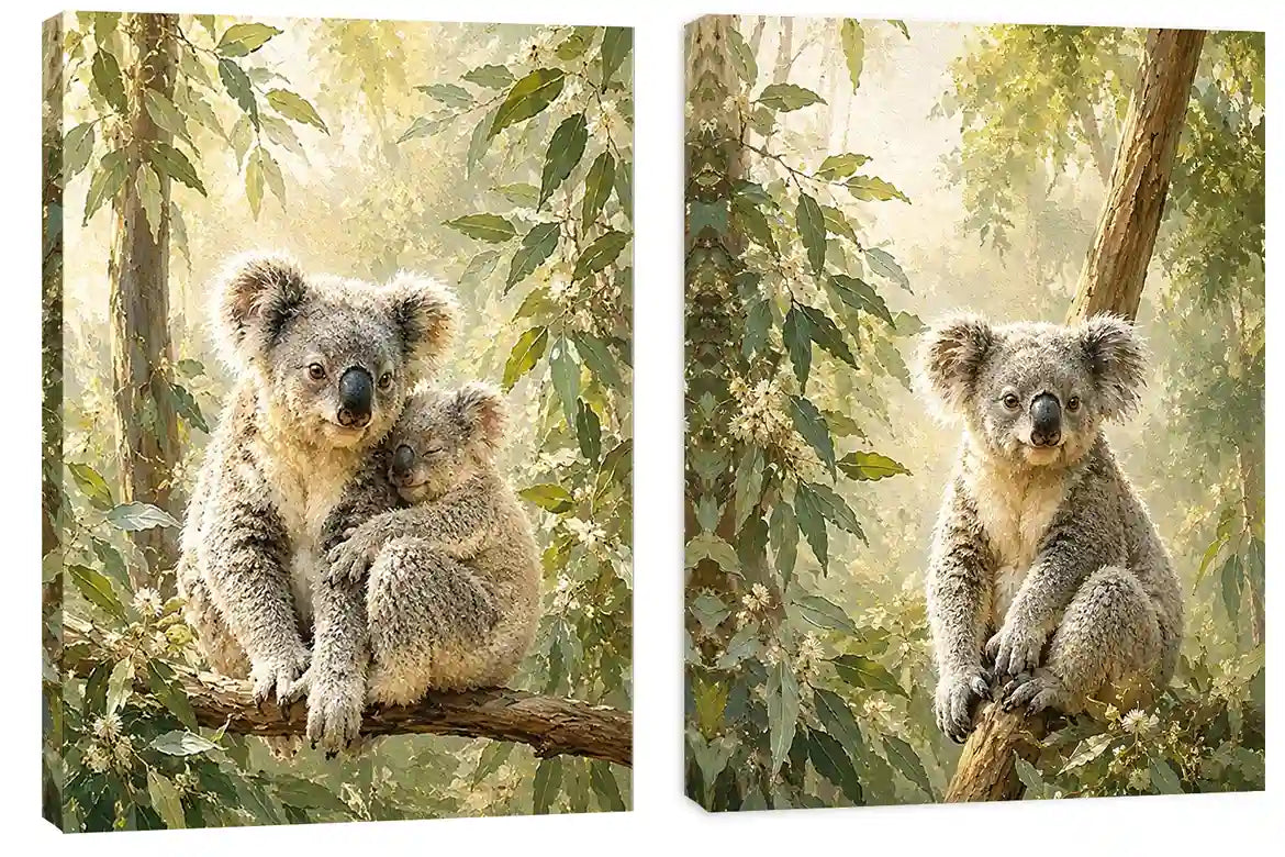 Eucalyptus Embrace 2 Piece Art Set
