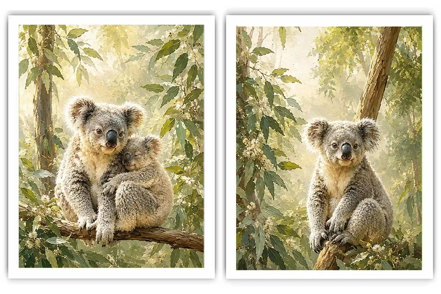 Eucalyptus Embrace 2 Piece Art Set