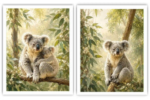 Eucalyptus Embrace 2 Piece Art Set