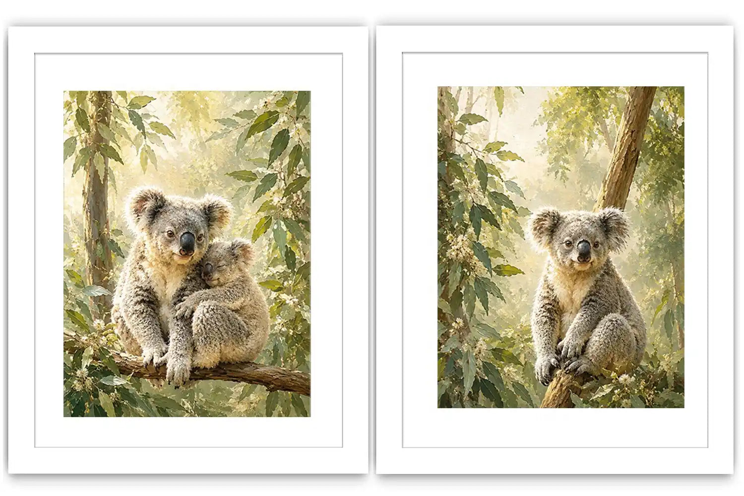 Eucalyptus Embrace 2 Piece Art Set