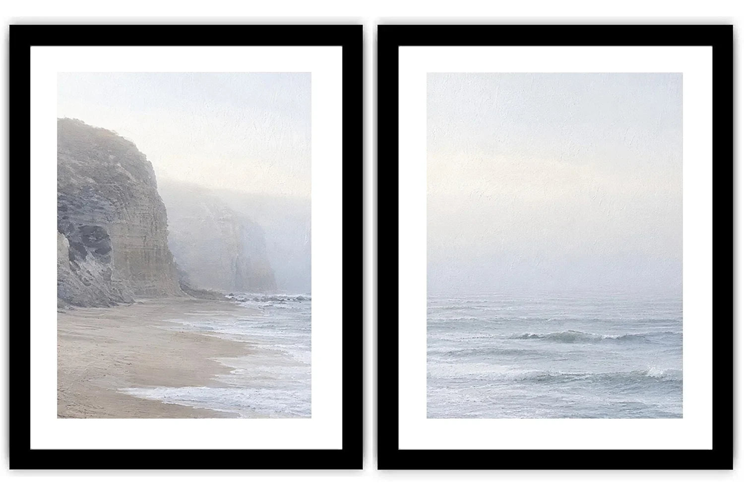 Misty Shoreline 2 Piece Art Set