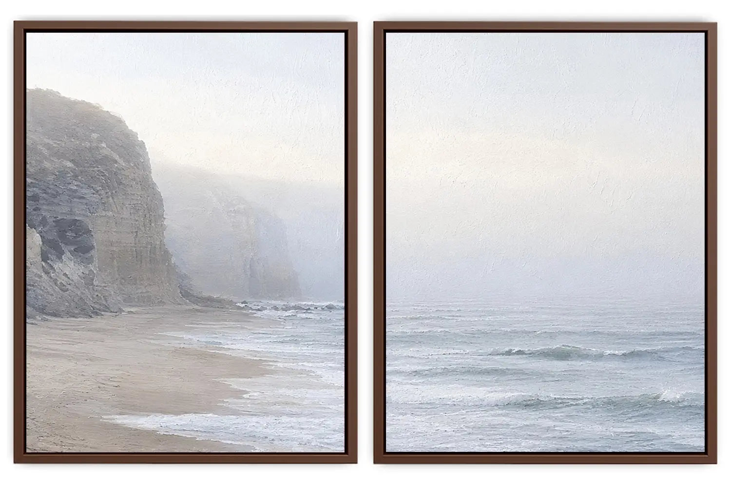 Misty Shoreline 2 Piece Art Set