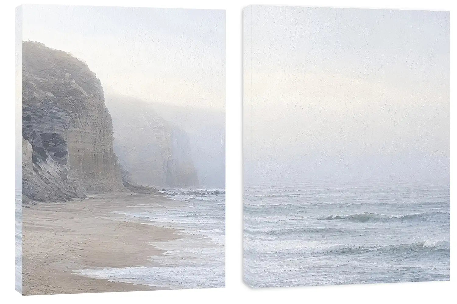 Misty Shoreline 2 Piece Art Set