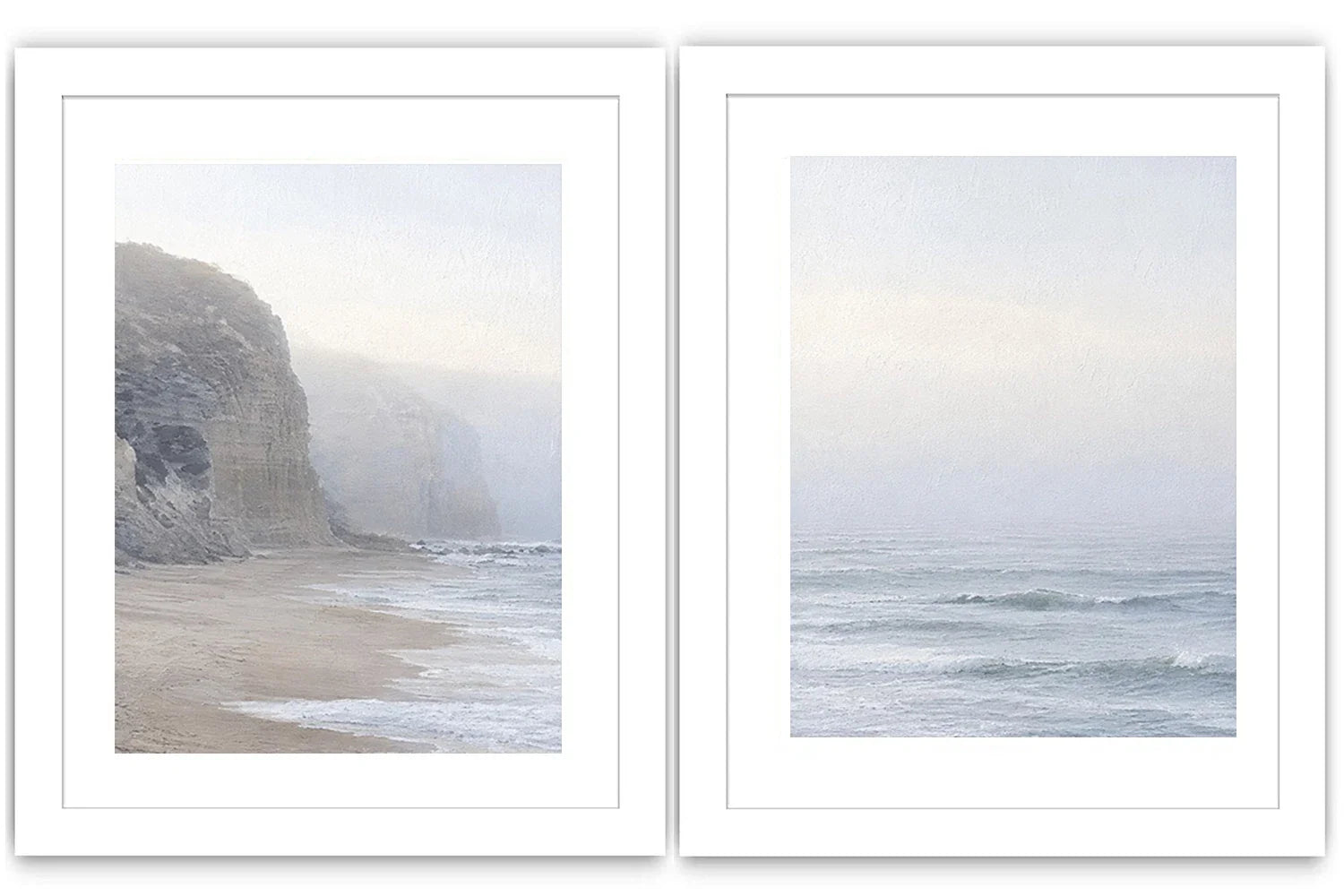 Misty Shoreline 2 Piece Art Set