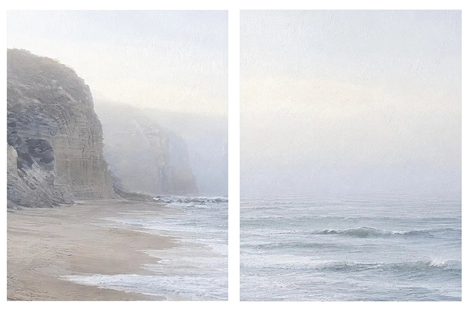 Misty Shoreline 2 Piece Art Set