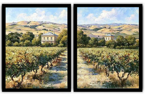 Vineyard Morning 2 Piece Art Set