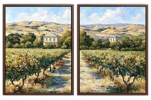 Vineyard Morning 2 Piece Art Set