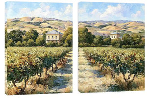 Vineyard Morning 2 Piece Art Set