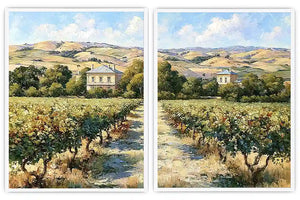Vineyard Morning 2 Piece Art Set
