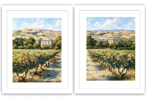 Vineyard Morning 2 Piece Art Set