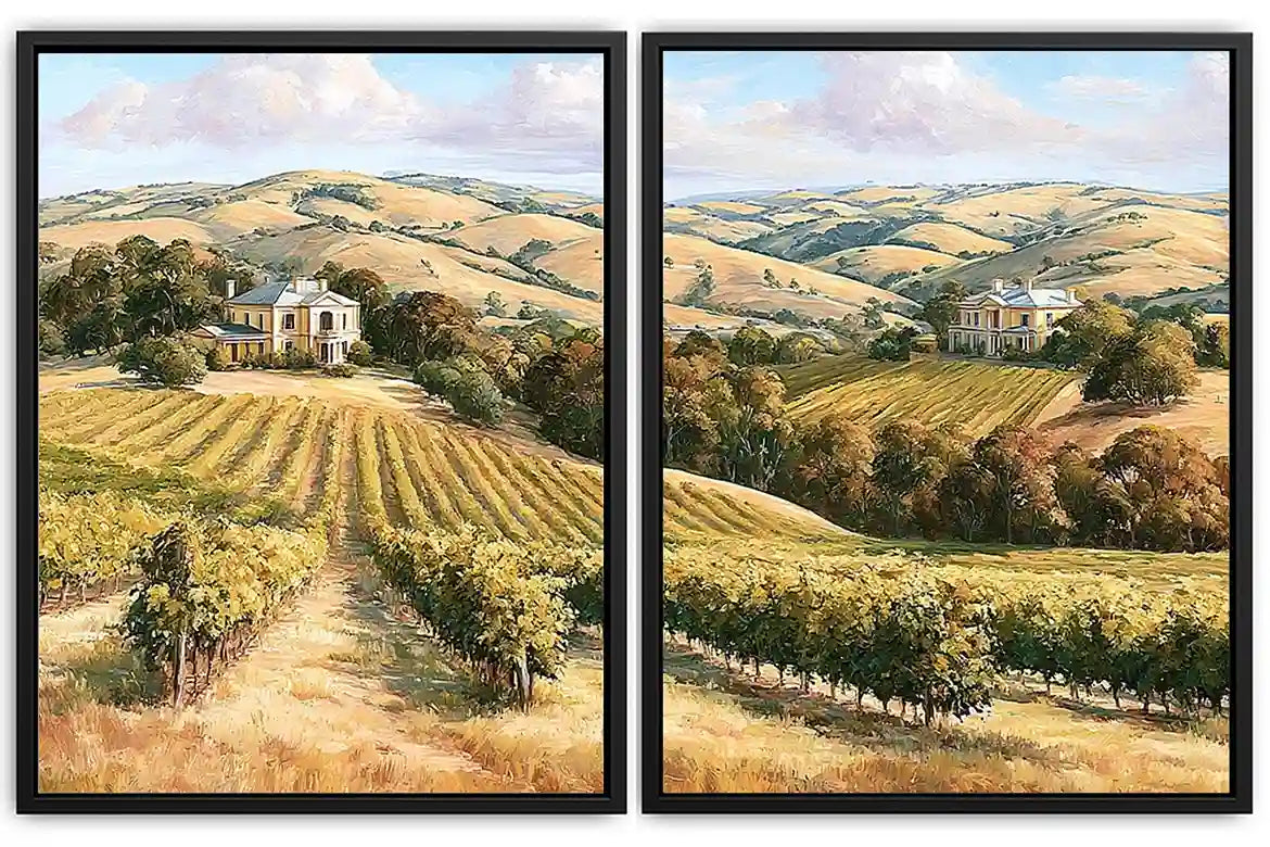 Golden Estate 2 Piece Art Set