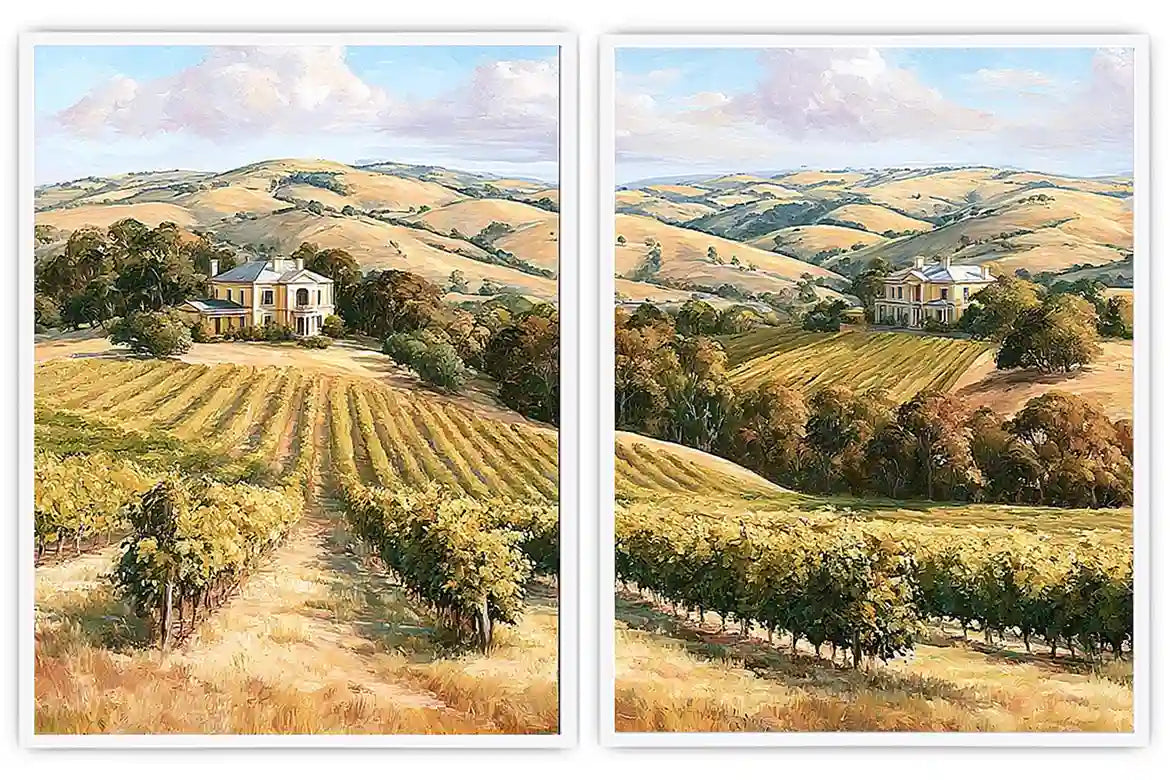 Golden Estate 2 Piece Art Set