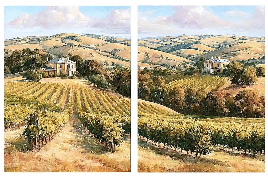 Golden Estate 2 Piece Art Set