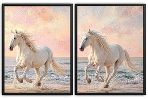 Silent Geometry 2 Piece Art Set