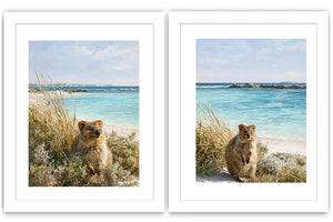 Golden Botanical Pair 2 Piece Art Set