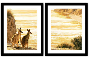 Divine Floral Serenity 2 Piece Art Set