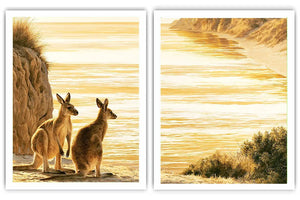 Divine Floral Serenity 2 Piece Art Set