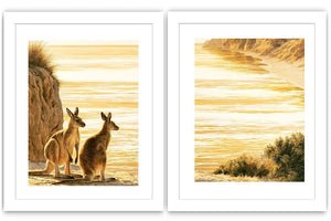 Divine Floral Serenity 2 Piece Art Set