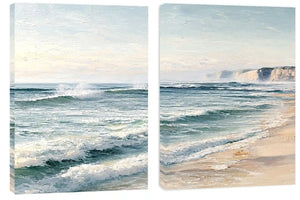 Sacred Emerald Grace 2 Piece Art Set