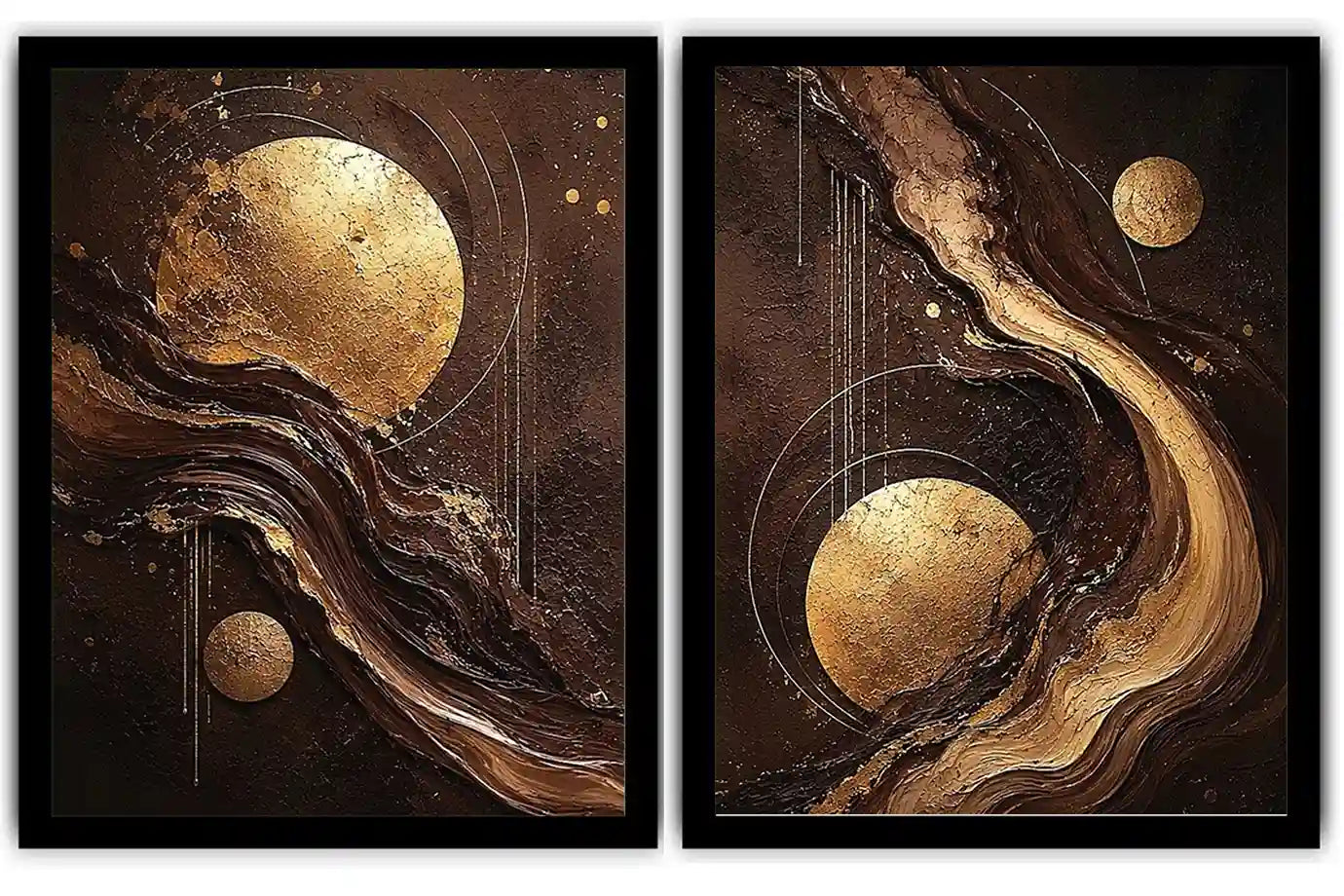 2 Panel Chocolate  Art  Painting