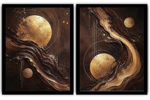 2 Panel Chocolate  Art  Painting