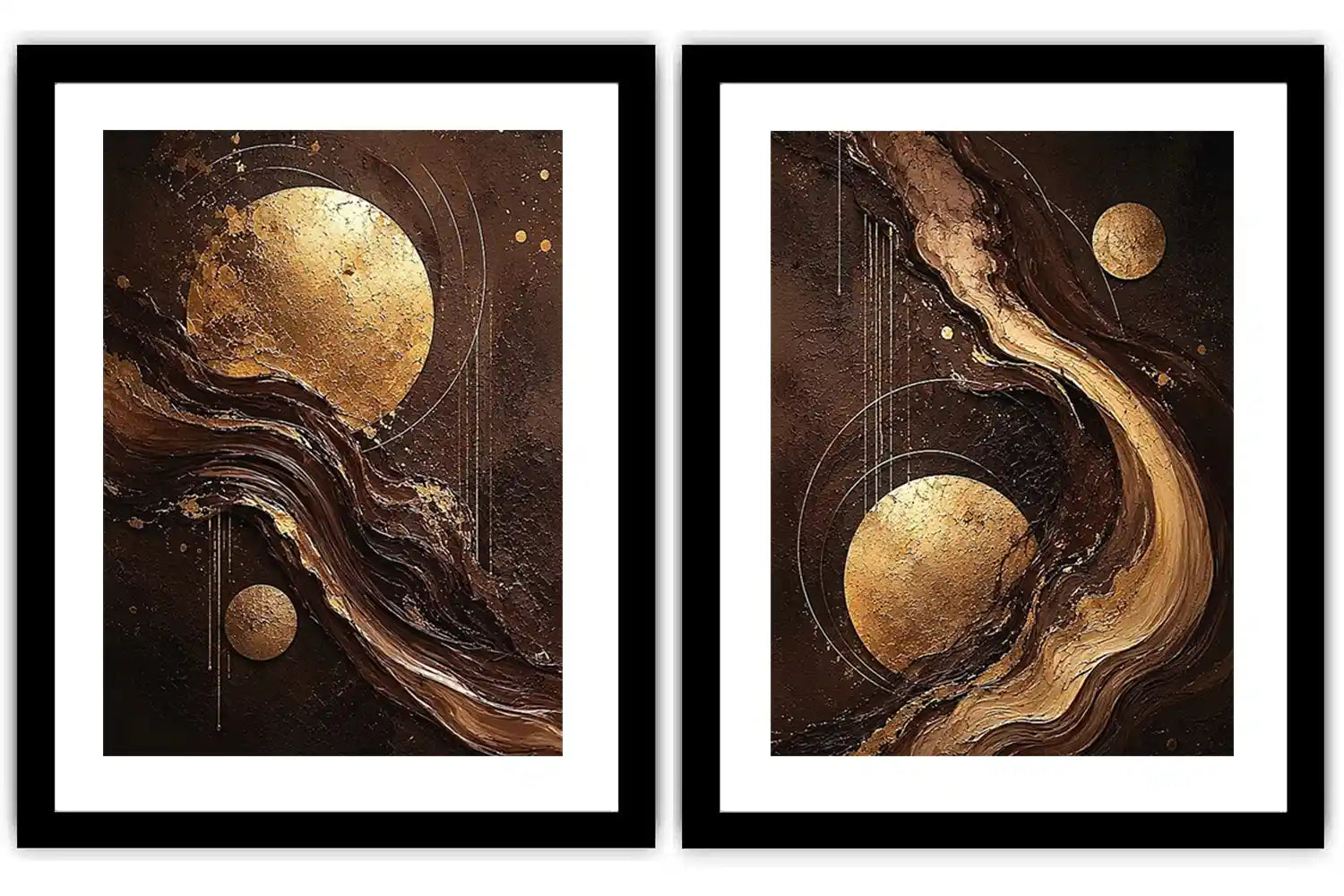 2 Panel Chocolate  Art  Painting