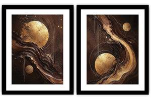 2 Panel Chocolate  Art  Painting