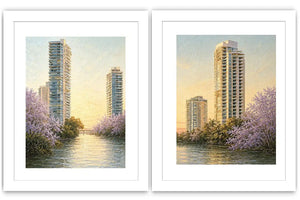 Tropical Leopard Jungle Diptych Wall Art