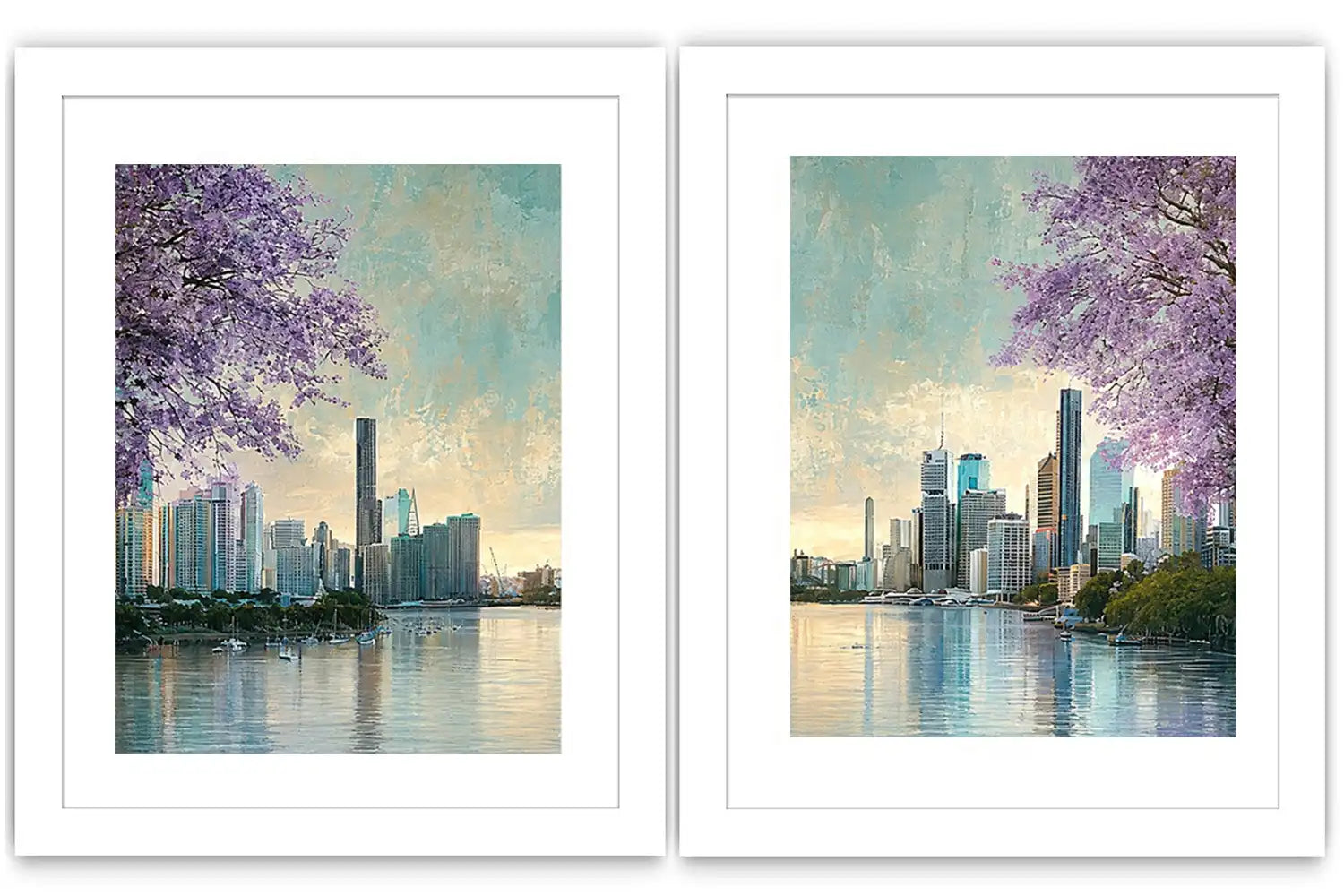 Black Cockatoo Botanical Diptych Wall Art