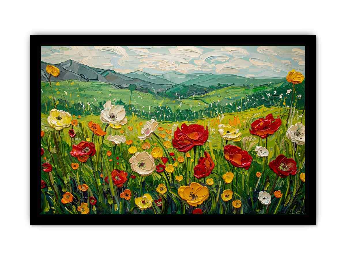 wildflower meadow Canvas Print