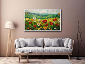 wildflower meadow Canvas Print