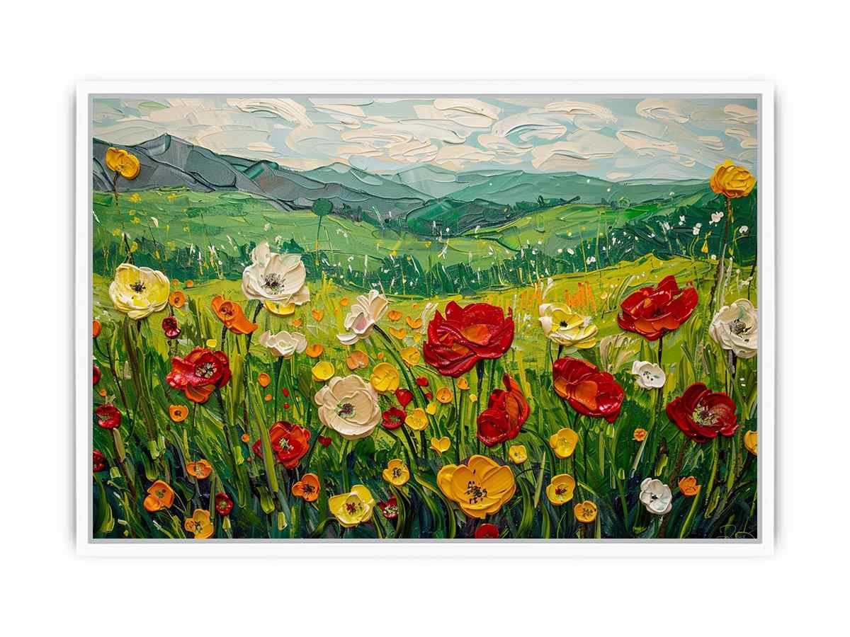 wildflower meadow Canvas Print