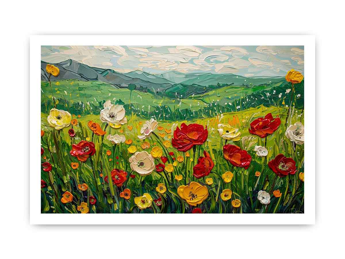wildflower meadow Canvas Print