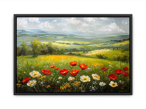 poppy meadow Canvas Print