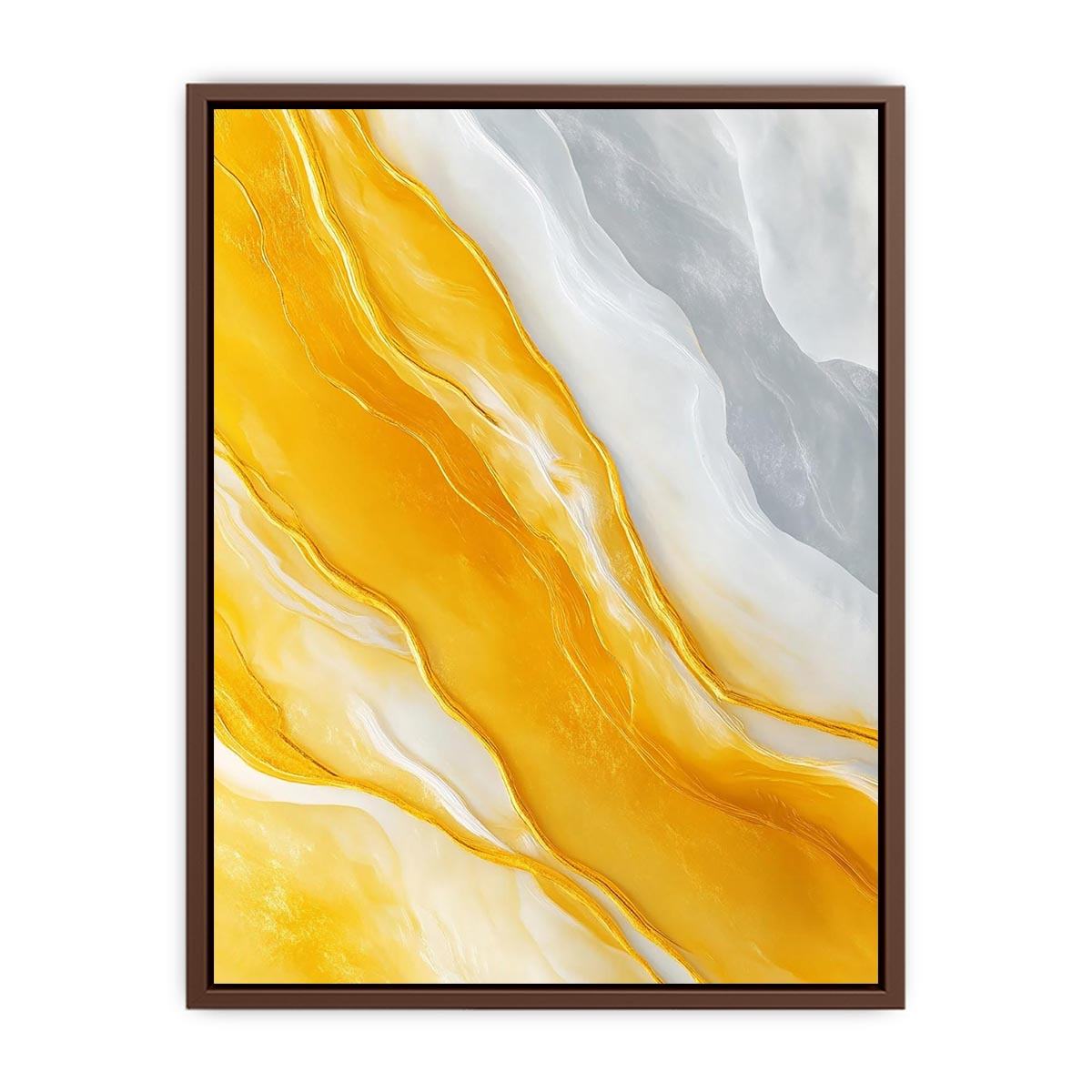 Gold marble abstract artwork