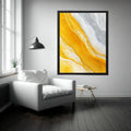 Gold marble abstract artwork